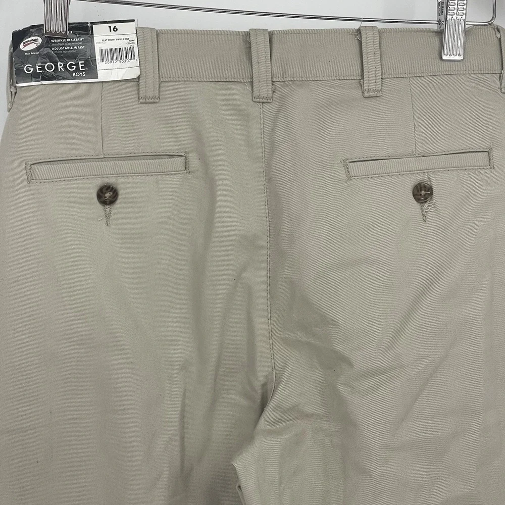George Khaki‎ Boys Pants Size 16 Beige Q0032